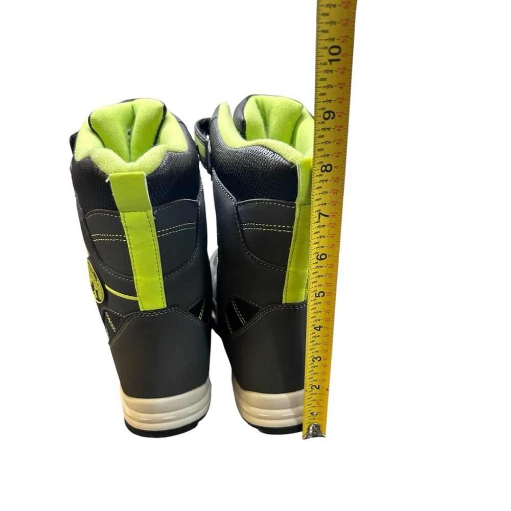 Totes Snow Boots | Women’s Size 8 | Black & Neon Gree - Picture 8 of 10